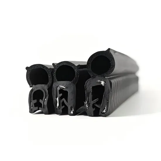 High Quality EPDM Door Rubber Seals, Composite Rubber Seals with Metal Inserts. Electrical Cabinet Door Edge Seals Available in Custom Sizes.